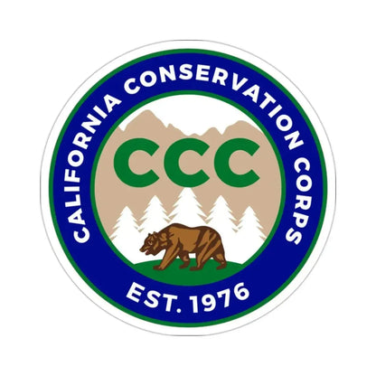 California Conservation Corps STICKER Vinyl Die-Cut Decal - The Sticker Space