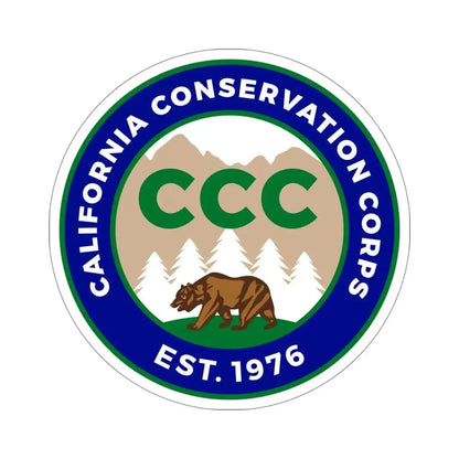 California Conservation Corps STICKER Vinyl Die-Cut Decal - The Sticker Space