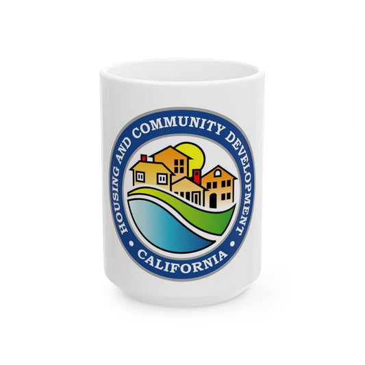 California Department of Housing and Community Development - White Coffee Mug-15oz-The Sticker Space