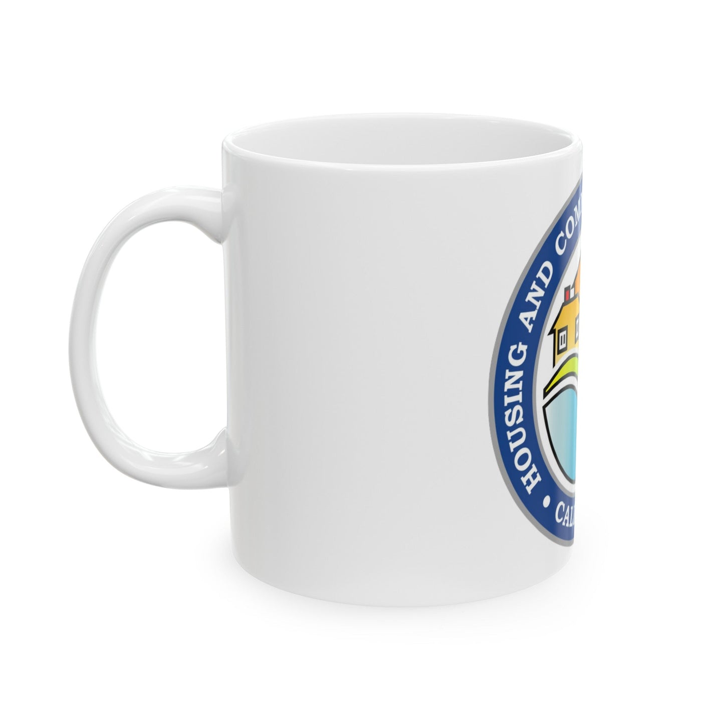 California Department of Housing and Community Development - White Coffee Mug-The Sticker Space