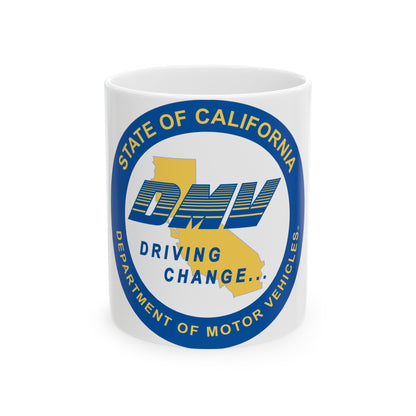 California Department of Motor Vehicles - White Coffee Mug-11oz-The Sticker Space