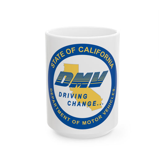 California Department of Motor Vehicles - White Coffee Mug-15oz-The Sticker Space