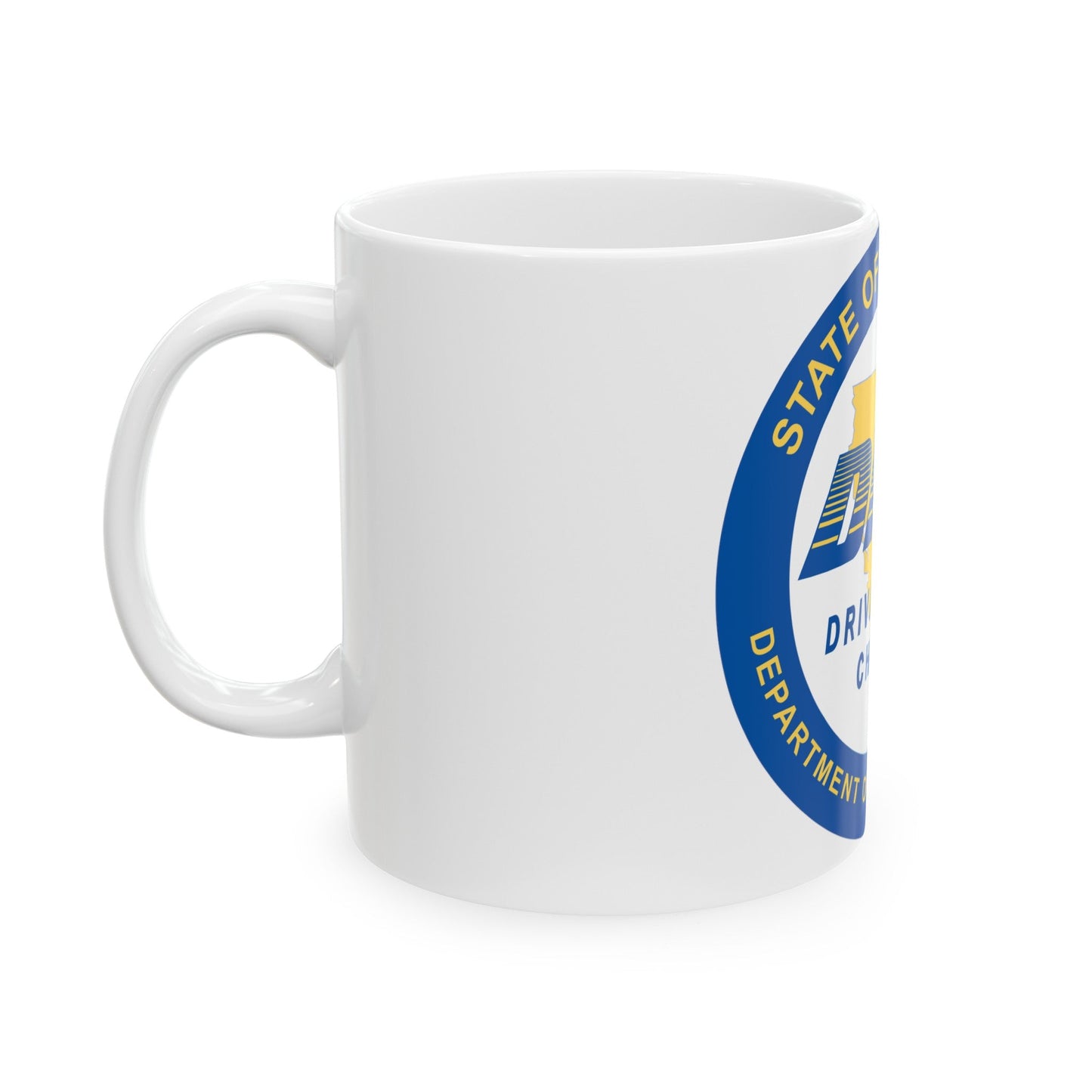 California Department of Motor Vehicles - White Coffee Mug-The Sticker Space