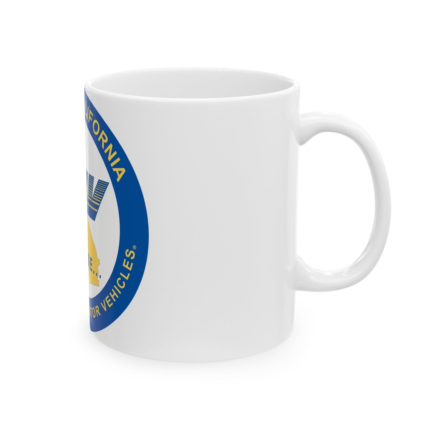 California Department of Motor Vehicles - White Coffee Mug-The Sticker Space