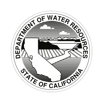 California Department of Water Resources STICKER Vinyl Die-Cut Decal-4 Inch-The Sticker Space