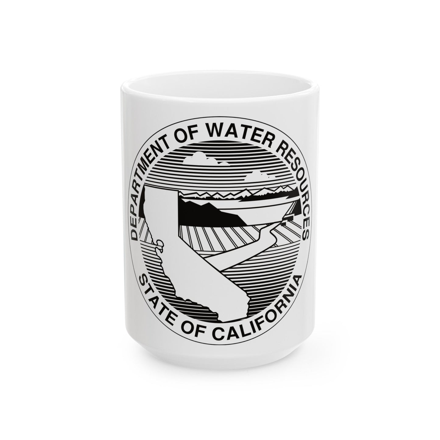 California Department of Water Resources - White Coffee Mug-15oz-The Sticker Space