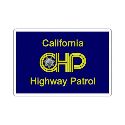 California Highway Patrol Flag - STICKER Vinyl Kiss-Cut Decal 2 Inch White - The Sticker Space