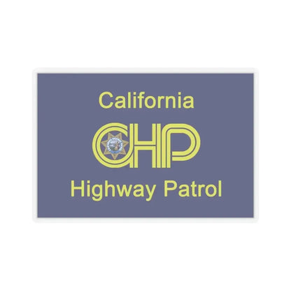 California Highway Patrol Flag - STICKER Vinyl Kiss-Cut Decal 6 Inch Transparent - The Sticker Space