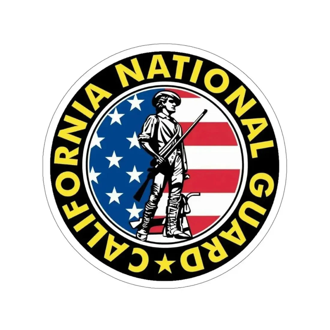 California National Guard STICKER Vinyl Die-Cut Decal - The Sticker Space
