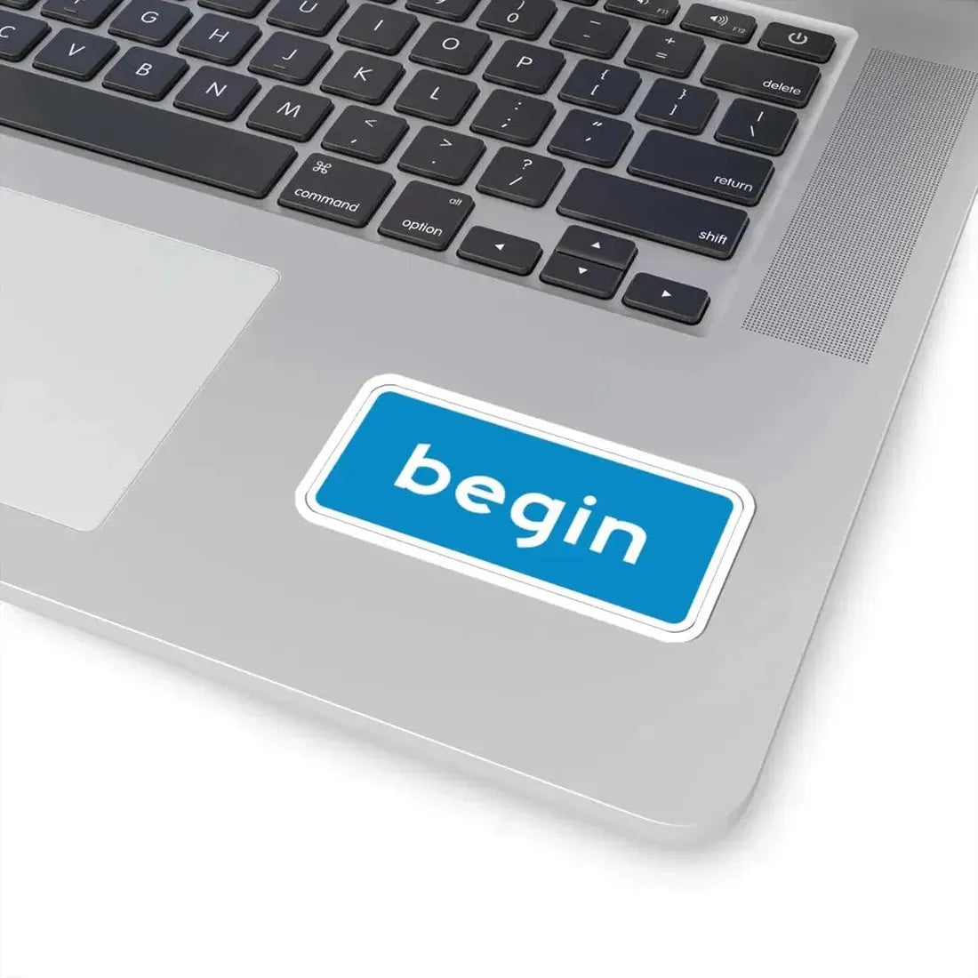 California Scenic begin (California) (Road Sign) STICKER Vinyl Kiss-Cut Decal - The Sticker Space