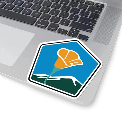 California Scenic (California) (Road Sign) STICKER Vinyl Kiss-Cut Decal - The Sticker Space