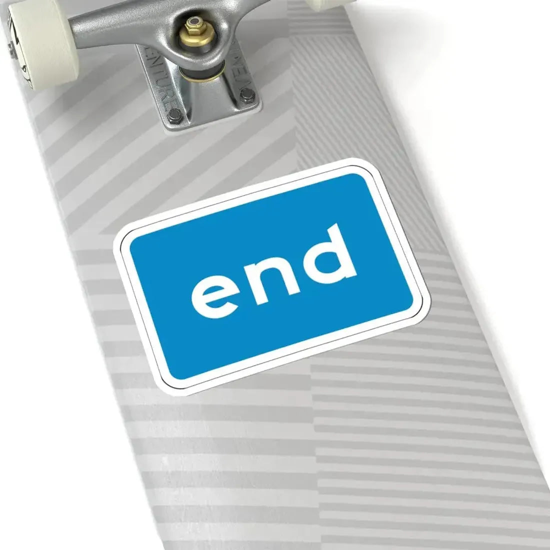 California scenic end (California) (Road Sign) STICKER Vinyl Kiss-Cut Decal - The Sticker Space