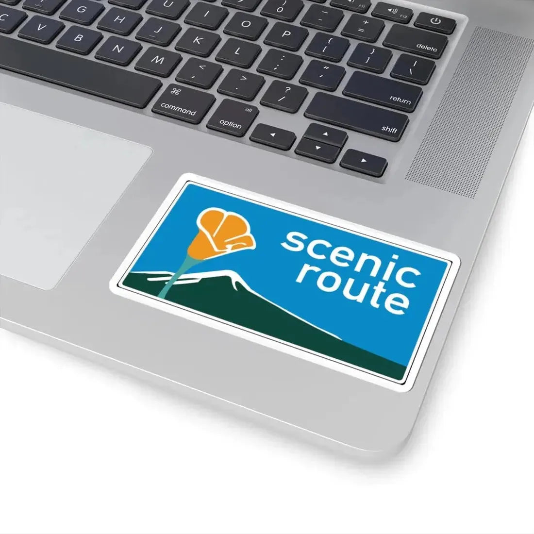 California Scenic Large (California) (Road Sign) STICKER Vinyl Kiss-Cut Decal - The Sticker Space