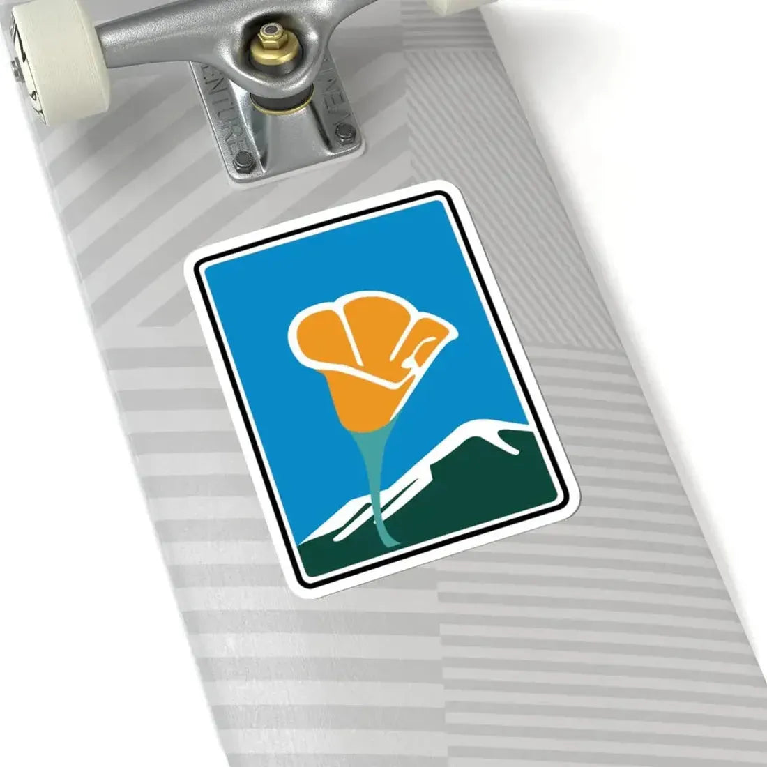 California Scenic State (California) (Road Sign) STICKER Vinyl Kiss-Cut Decal - The Sticker Space
