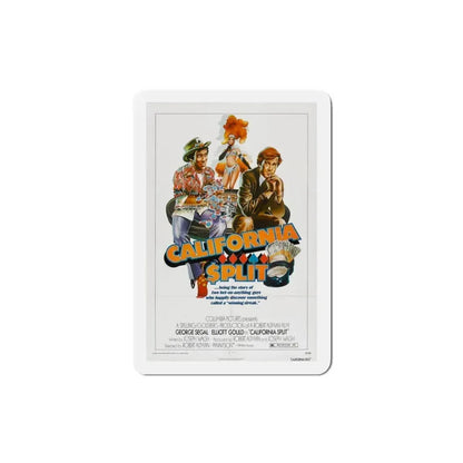 California Split 1974 Movie Poster Refrigerator Magnet 3 Inch - The Sticker Space