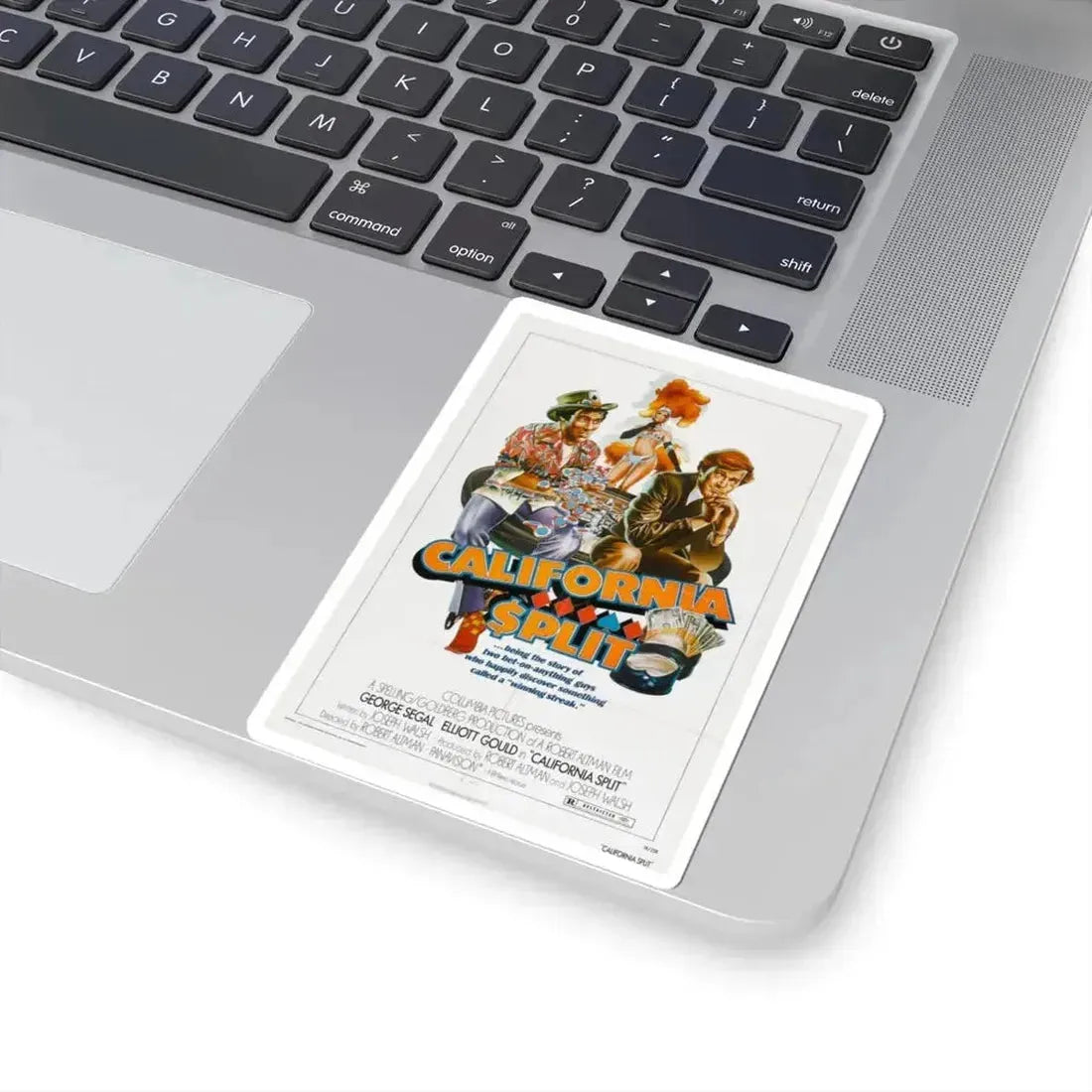 California Split 1974 Movie Poster - STICKER Vinyl Kiss-Cut Decal - The Sticker Space