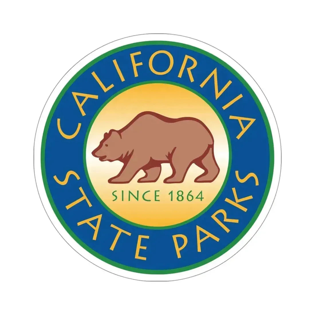 California State Parks STICKER Vinyl Die-Cut Decal - The Sticker Space