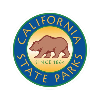 California State Parks - STICKER Vinyl Kiss-Cut Decal 2 Inch White - The Sticker Space