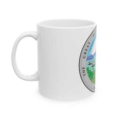 California State Seal - White Coffee Mug-The Sticker Space