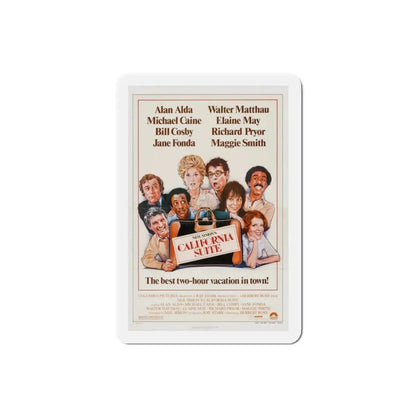 California Suite 1978 Movie Poster Refrigerator Magnet 2 Inch - The Sticker Space