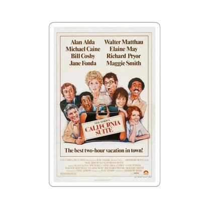 California Suite 1978 Movie Poster STICKER Vinyl Die-Cut Decal 6 Inch - The Sticker Space