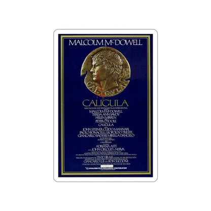 CALIGULA 1979 Movie Poster STICKER Vinyl Die-Cut Decal 4 Inch - The Sticker Space