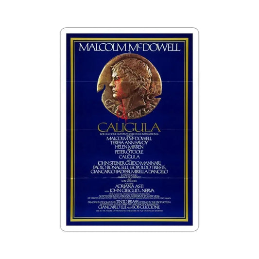 Caligula 1980 Movie Poster STICKER Vinyl Die-Cut Decal 2 Inch - The Sticker Space