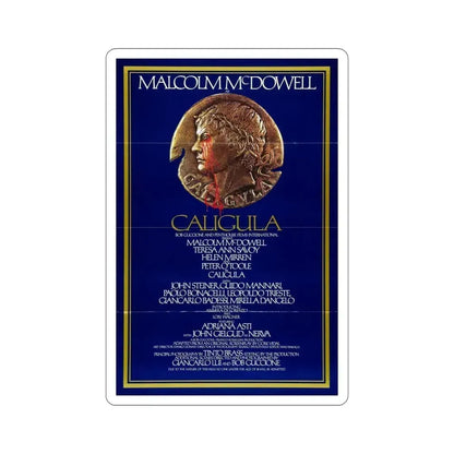 Caligula 1980 Movie Poster STICKER Vinyl Die-Cut Decal 5 Inch - The Sticker Space