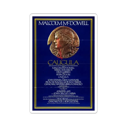 Caligula 1980 Movie Poster - STICKER Vinyl Kiss-Cut Decal 2 Inch White - The Sticker Space