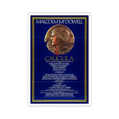 Caligula 1980 Movie Poster - STICKER Vinyl Kiss-Cut Decal 4 Inch White - The Sticker Space