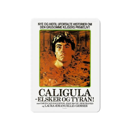 CALIGULA THE UNTOLD STORY (DANISH) 1982 Movie Poster - Refrigerator Magnet 4 Inch - The Sticker Space