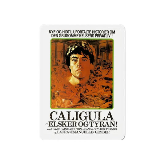 CALIGULA THE UNTOLD STORY (DANISH) 1982 Movie Poster - Refrigerator Magnet 6 Inch - The Sticker Space