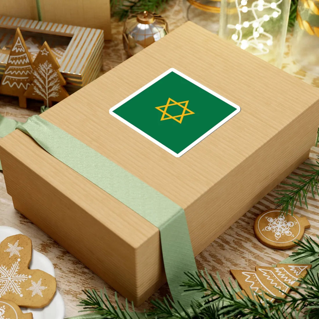 Caliphate Standard of Morocco 1939 (Morocco) STICKER Vinyl Kiss-Cut Decal - The Sticker Space