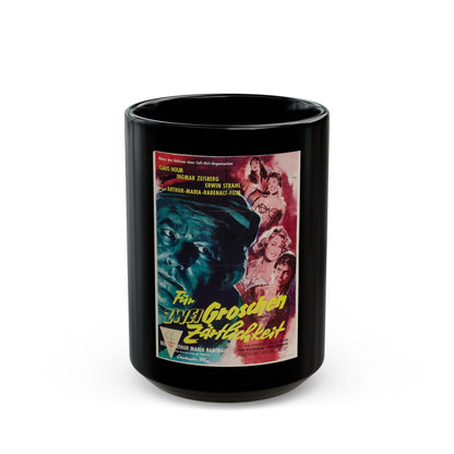 CALL GIRLS 1957 Movie Poster - Black Coffee Mug-15oz-The Sticker Space