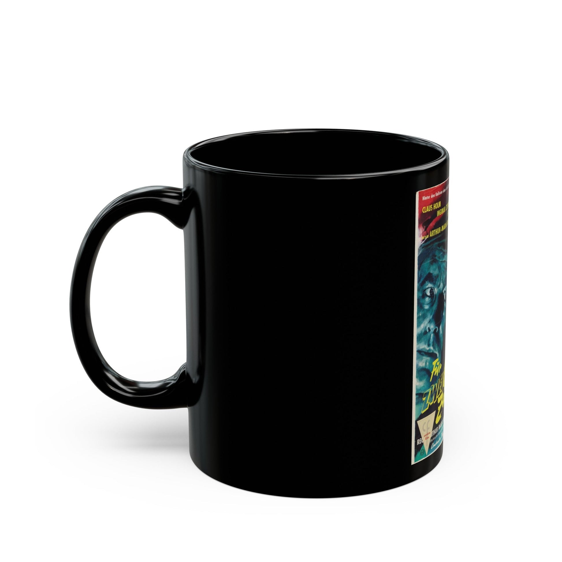 CALL GIRLS 1957 Movie Poster - Black Coffee Mug-The Sticker Space