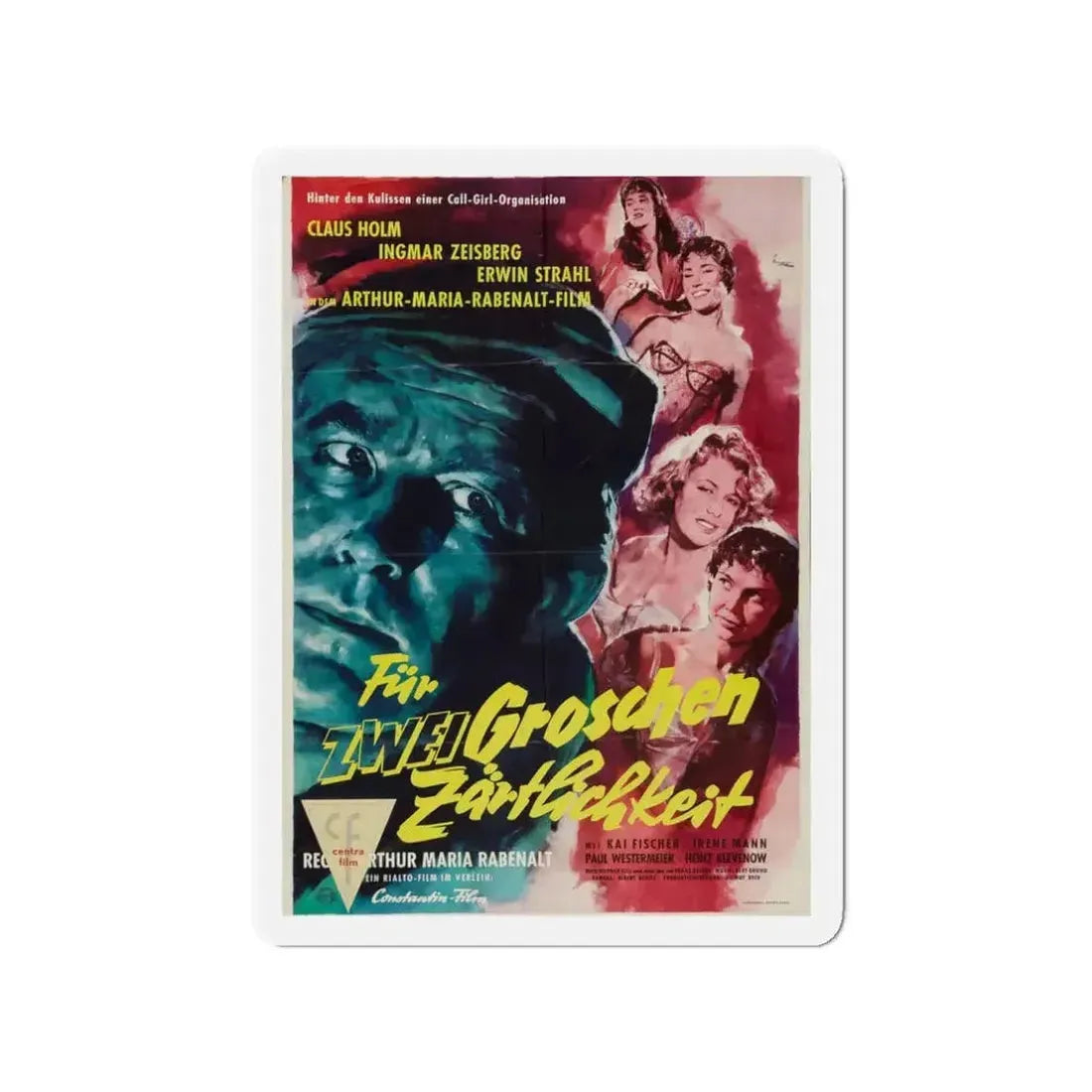 CALL GIRLS 1957 Movie Poster - Refrigerator Magnet - The Sticker Space