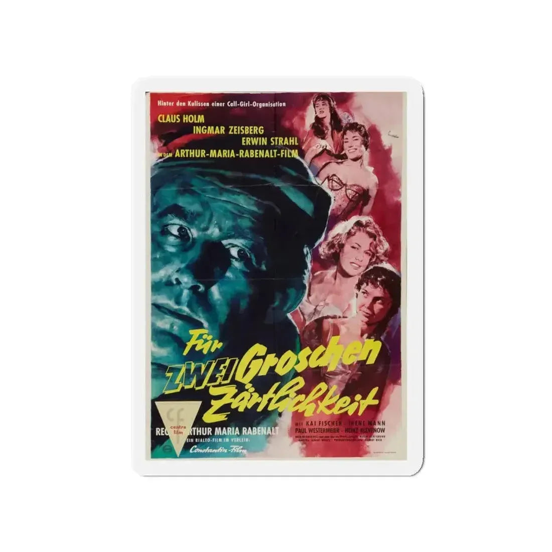 CALL GIRLS 1957 Movie Poster - Refrigerator Magnet - The Sticker Space