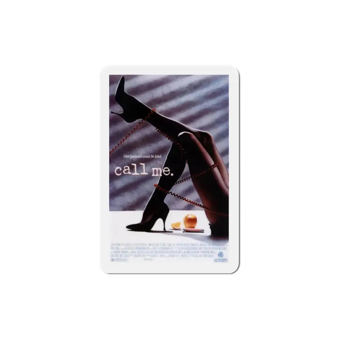Call Me 1988 Movie Poster Refrigerator Magnet 3 Inch - The Sticker Space