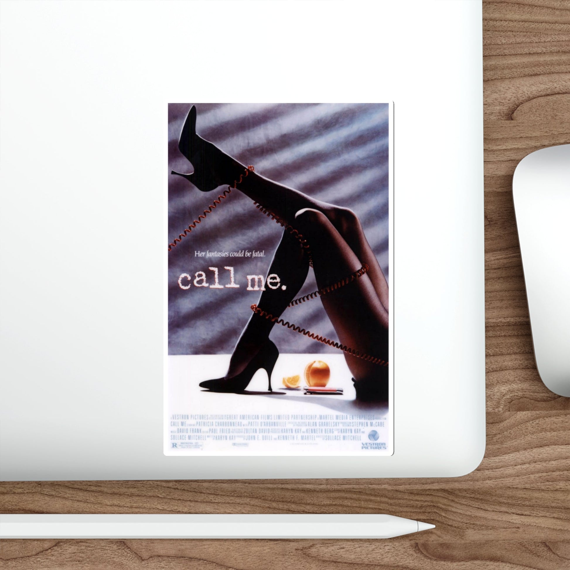 Call Me 1988 Movie Poster STICKER Vinyl Die-Cut Decal-The Sticker Space