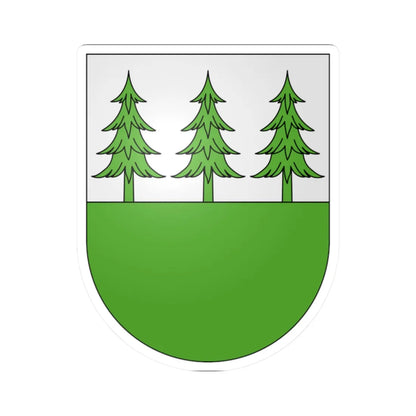 Calpiogna-coat of arms (Switzerland) (Coat of Arms) STICKER Vinyl Kiss-Cut Decal 2 Inch White - The Sticker Space