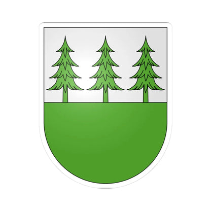 Calpiogna-coat of arms (Switzerland) (Coat of Arms) STICKER Vinyl Kiss-Cut Decal 3 Inch White - The Sticker Space