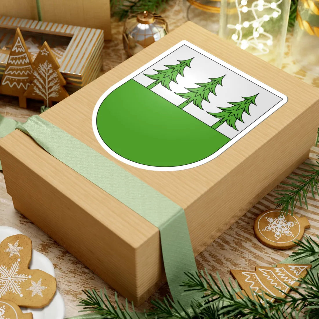 Calpiogna-coat of arms (Switzerland) (Coat of Arms) STICKER Vinyl Kiss-Cut Decal - The Sticker Space