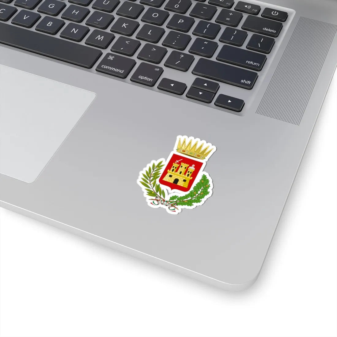 Caltanissetta-Stemma (Italy) (Coat of Arms) STICKER Vinyl Kiss-Cut Decal - The Sticker Space