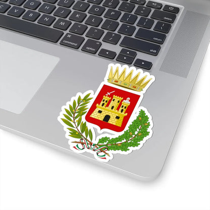 Caltanissetta-Stemma (Italy) (Coat of Arms) STICKER Vinyl Kiss-Cut Decal - The Sticker Space