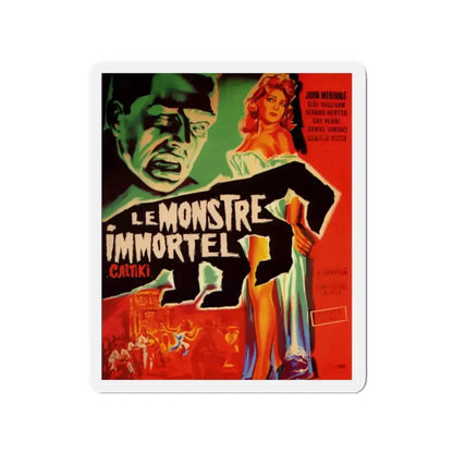 CALTIKI (FRENCH) 1959 Movie Poster - Refrigerator Magnet 2 Inch - The Sticker Space