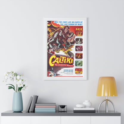 CALTIKI THE IMMORTAL MONSTER 1959 - Framed Movie Poster-The Sticker Space