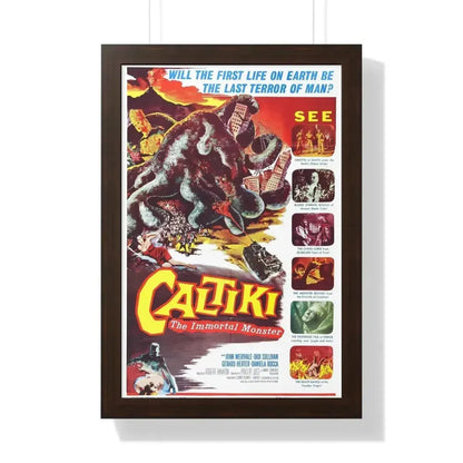 CALTIKI THE IMMORTAL MONSTER 1959 - Framed Movie Poster - The Sticker Space