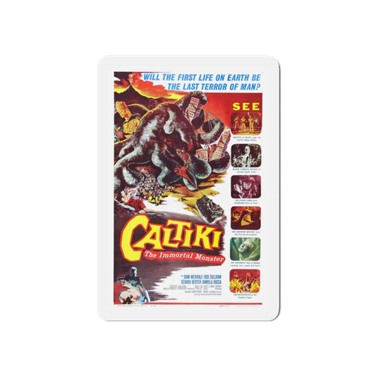 CALTIKI THE IMMORTAL MONSTER 1959 Movie Poster - Die-Cut Magnet-6 × 6"-The Sticker Space