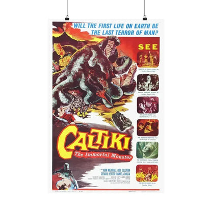 CALTIKI THE IMMORTAL MONSTER 1959 - Paper Movie Poster 20″ x 30″ Matte - The Sticker Space