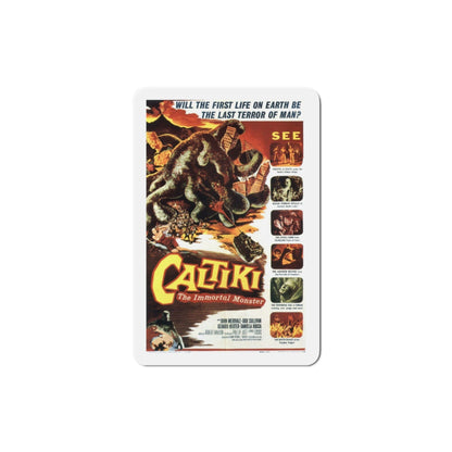 Caltiki the Immortal Monster 1960 Movie Poster Die-Cut Magnet-4 Inch-The Sticker Space